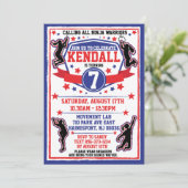 忍者戦士ガールズバースデーパーティー 招待状 (スタンド正面)