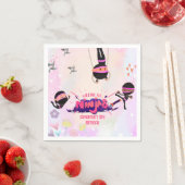 忍者戦士ガールズピンク スタンダードカクテルナプキン (インサイチュ)