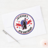 忍者戦士サークル ラウンドシール (封筒)