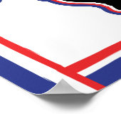 忍者戦士バースデーパーティレッド&ブルー ポスター (角)