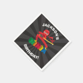 忍者戦士バースデーパーティー スタンダードカクテルナプキン (角)