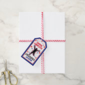 忍者戦士ボーイズ誕生日パーティーコース完了 ギフトタグ (より糸付き)