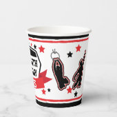 忍者戦士ボーイズ誕生日パーティー紙カップ 紙コップ (裏面)