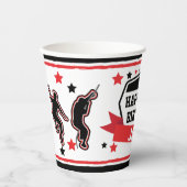 忍者戦士ボーイズ誕生日パーティー紙カップ 紙コップ (正面)