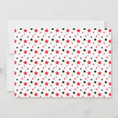 忍者戦士ボーイズ誕生日写真 招待状 (裏面)