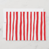 忍者戦士武術誕生日写真 招待状 (裏面)