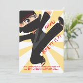 忍者戦士空手道招待状 招待状 (スタンド正面)