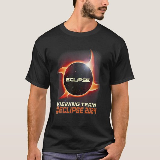 忍者手裏剣太陽のトータルEclipse視聴チーム20 Tシャツ (正面)