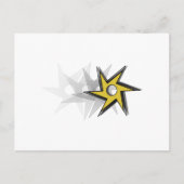忍者投げ星 ポストカード (正面)