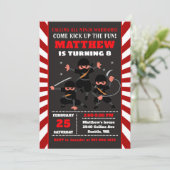 忍者招待、忍者誕生日 招待状 (スタンド正面)