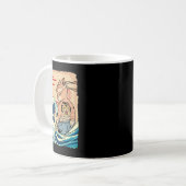 忍者日本のアートと日本の空手 コーヒーマグカップ (正面左)