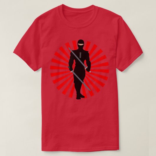 忍者日本のサムライ旭日日本(2) Tシャツ (デザイン正面)