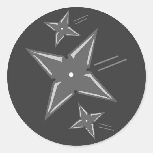 忍者星 ラウンドシール (正面)