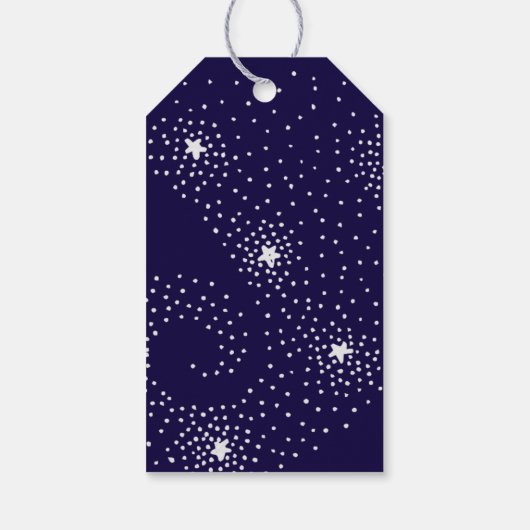 忍者映画スターウォリアーそれを蹴る空手パーティー ギフトタグ (裏面)