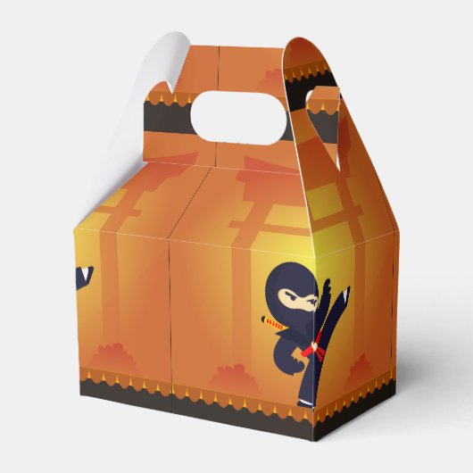 忍者映画スターウォリアーそれを蹴る空手パーティー フェイバーボックス (裏面サイド)