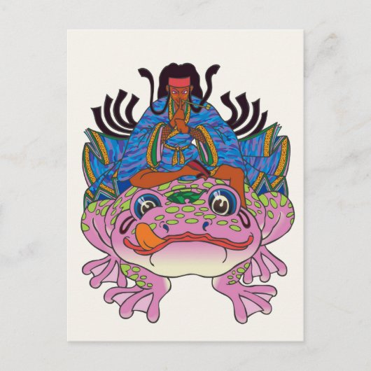 忍者月影忍者月景はがき ポストカード (正面)