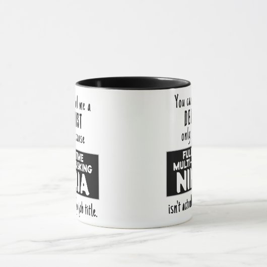 忍者歯科医 マグカップ (中央)