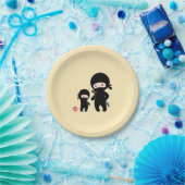 忍者父とキッドオンイエロー ペーパープレート (パーティー)