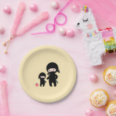 忍者父とキッドオンイエロー ペーパープレート (パーティー)