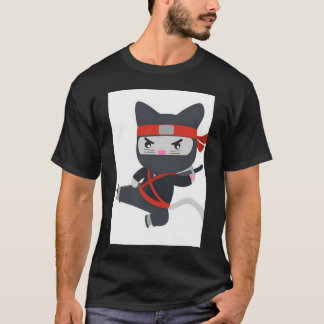 忍者猫かわいい2398png2398 tシャツ