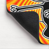 忍者猫のFirekickのマウスパッド マウスパッド (コーナー)