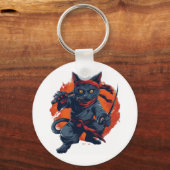 忍者猫ステルス キーホルダー (正面)