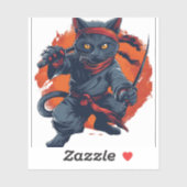 忍者猫ステルス シール (シート)