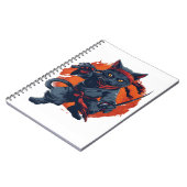 忍者猫ステルス ノートブック (左側)