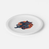 忍者猫ステルス ペーパープレート (アングル)