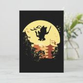 忍者猫侍しばいきつねぴょんペット動物 招待状 (スタンド正面)