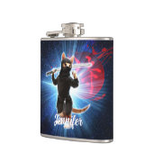 忍者猫宇宙。 フラスク (左)