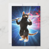 忍者猫宇宙。 招待状 (裏面)