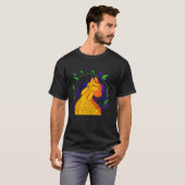 忍者猫戦士 面白い Tシャツ (正面フル)