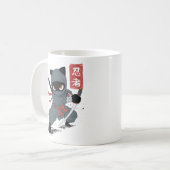 忍者猫 コーヒーマグカップ (正面左)