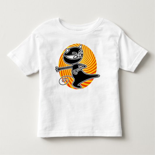 忍者猫 トドラーTシャツ (正面)