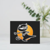 忍者猫 ポストカード (スタンド正面)