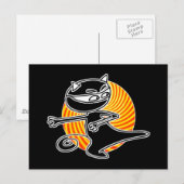 忍者猫 ポストカード (正面/裏面)