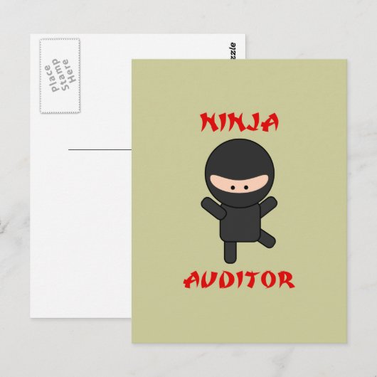 忍者監査人 ポストカード (正面/裏面)