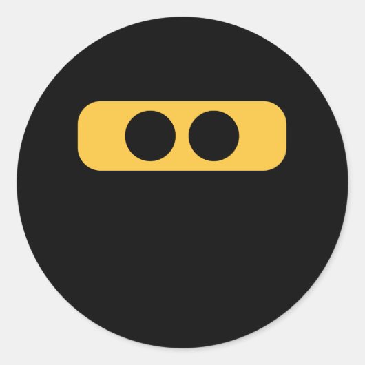 忍者目 ラウンドシール (正面)