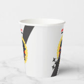 忍者空手バースデーパーティー名前をカスタムするカップ 紙コップ (右)