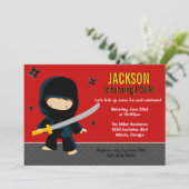 忍者誕生会 招待状 (スタンド正面)