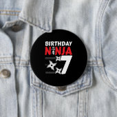 忍者誕生日パーティー – 誕生日忍者7 缶バッジ (インサイチュ)