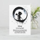 忍者誕生日招待状 招待状 (スタンド正面)