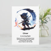 忍者誕生日招待状 招待状 (スタンド正面)