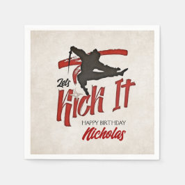 忍者誕生日 スタンダードカクテルナプキン