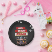 忍者誕生日 ペーパープレート (パーティー)