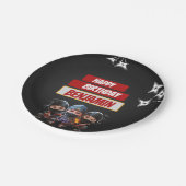 忍者誕生日 ペーパープレート (アングル)