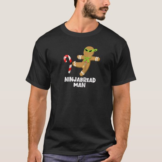 忍者読おもしろいみ人参者キック甘蔗路 Tシャツ (正面)