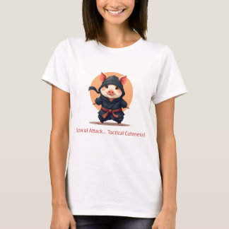 忍者豚Tシャツ Tシャツ