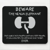 忍者象! マウスパッド (正面)